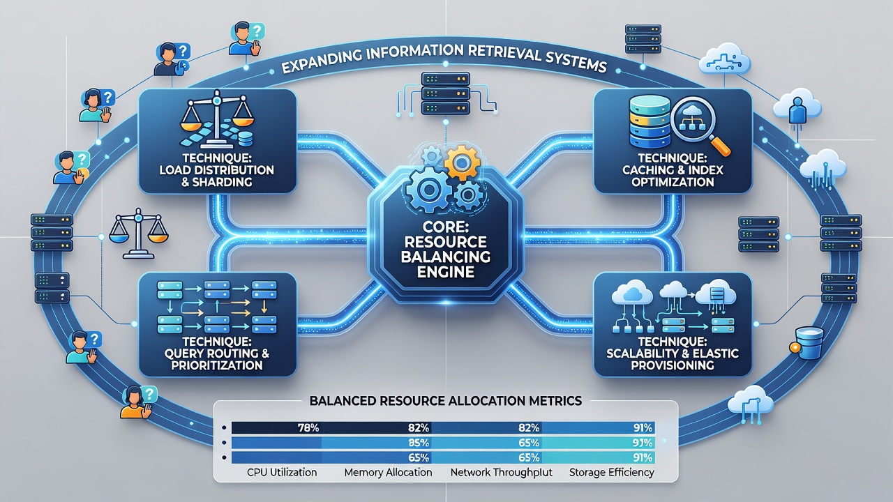 Visualization of load balancing flows in an expanding information retrieval cluster with multiple data centers
